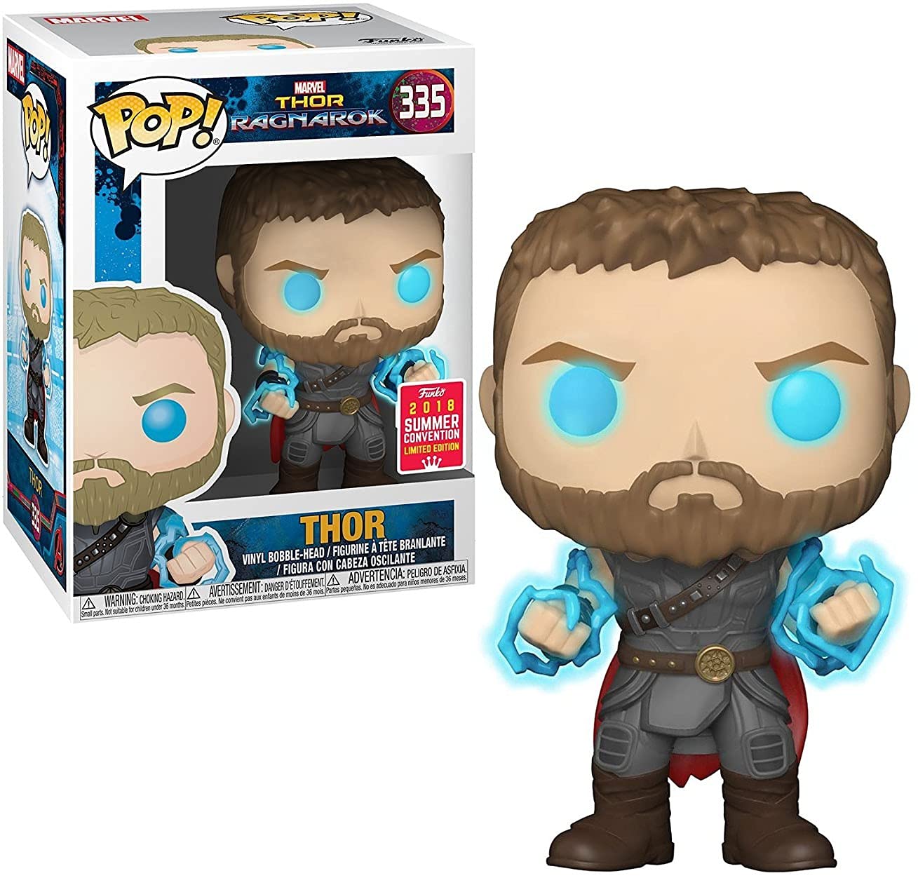 Funko Pop Marvel Ragnarok Thor with Odin Force Collectible Figure SDCC 2018