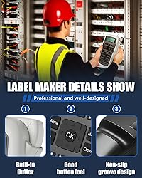 VolenGo E1000 Label Maker, Wire Label Maker