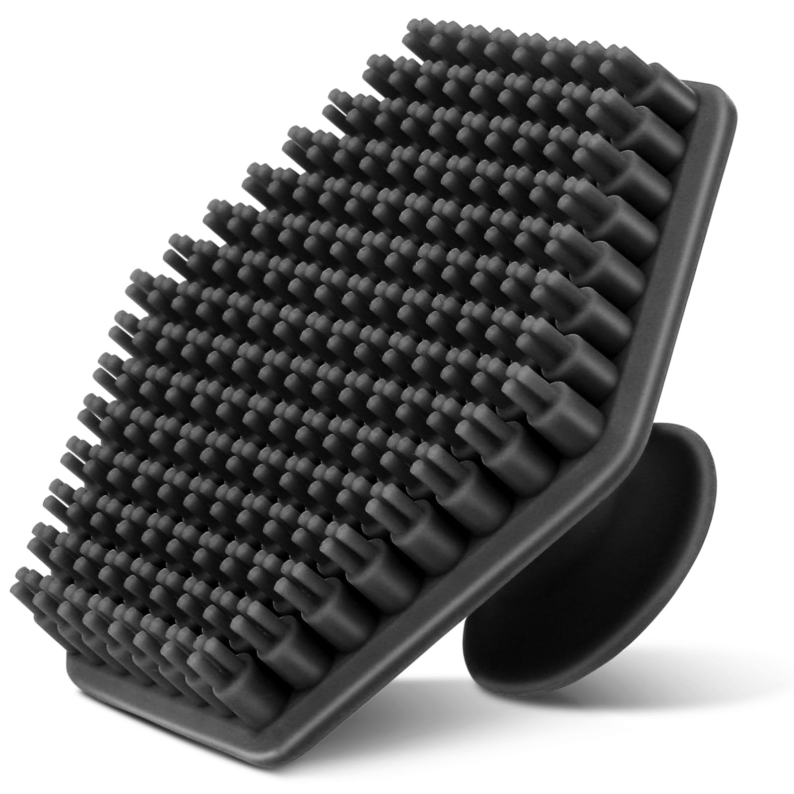 WLLHYF Silicone Face Scrubber Gentle Exfoliator Pad Manual Facial Beard Cleansing Exfoliating Brush Cleansing Skin Face Wash Brushes Body Scrubber Soft Bathroom Accessory for Women Men