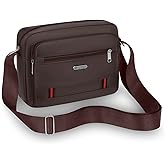 Lightweight Crossbody Sling Bag for Men 7.9” Tablet Travel Satchel Shoulder Side Bag Casual Chest Pack Hiking Camping Work