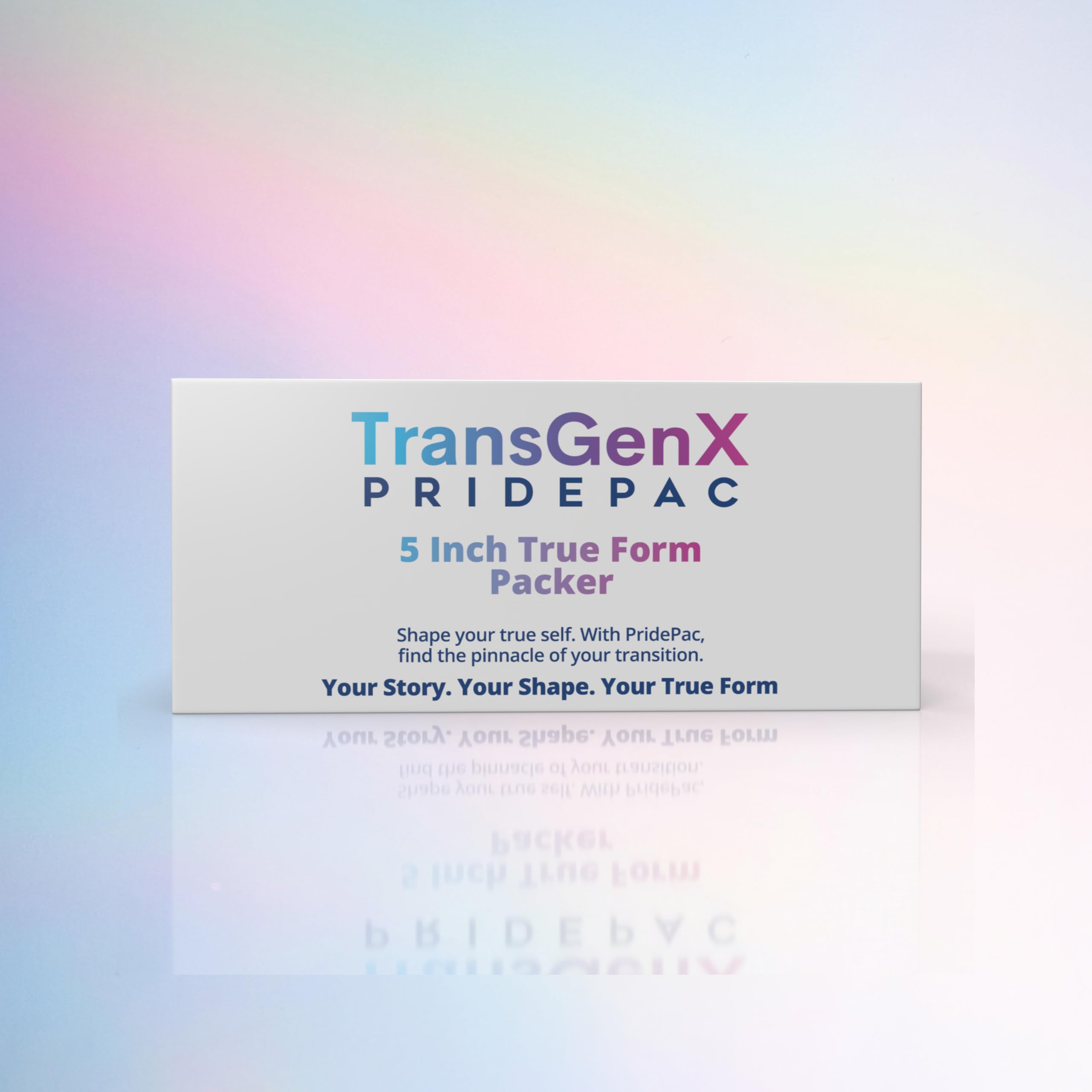 TransGenX PridePac 5" FTM Packer - Realistic, Soft, Comfortable for Authentic Transgender Experience and Help with Gender Dysphoria