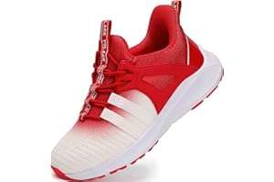 YOLARK Boys Girls Sneakers for Kids Non-Slip Tennis Shoes Fashion Lightweight Breathable Running Sport Athletic