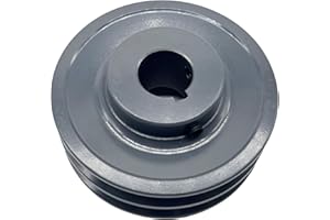 CMFG 2AK44-1 v Belt Pulley, 4.25 inch OD, 1 Inch Bore,Cast Iron Material, AK Double Groove Motor Pulley for "4L" or "A" or "3L" Belts