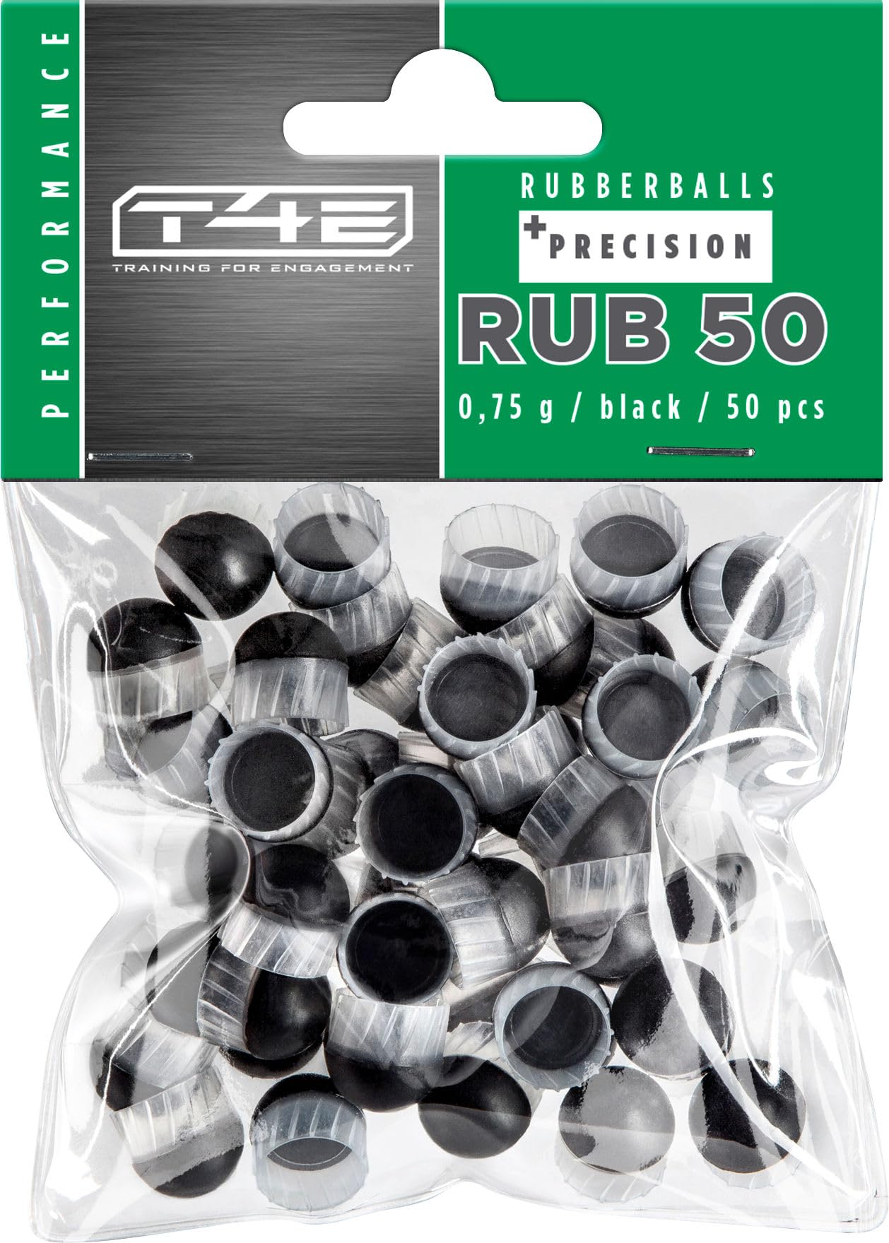 UMAREX T4E .50" Precision Black 0.75G (Pack of 50)
