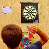 HelaCueil Magnetic Safe Dartboard Ø38cm 12 Darts Family Fun Indoor Outdoor view 5