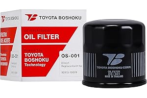Toyota Boshoku Oil Filter Direct OEM Replacement For 90915-10009 | Fits 1993-2026 Corolla, 2019-2025 RAV4, 2018-2026 Camry, 2