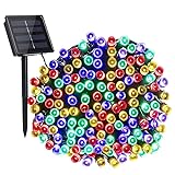 Toodour Solar Christmas Lights, 72ft 200 LED 8