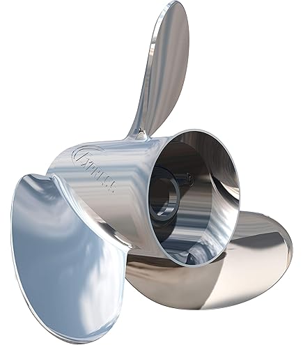 Boatman Hélice de bateau hors-bord en aluminium 13,2 x 21 pour moteurs Johnson Evinrude à coupelle 40-140 CV, 13 cannelures