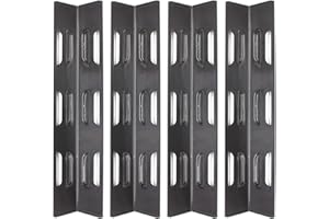 Hongso 16 1/8" Grill Heat Plates Replacement for Perfect Flame SGL2008A, SLG2007A, Master Forge B10LG25, Kenmore, Unfilame, Backyard, BBQ Tek, Porcelain Steel Heat Shield Tent (4-Pack)