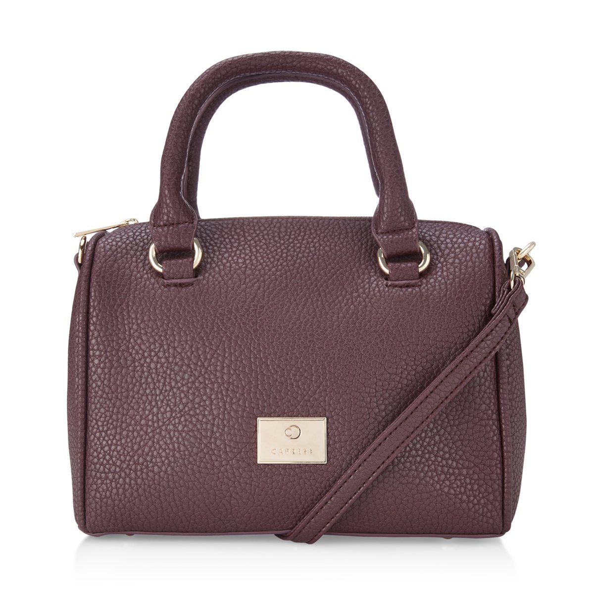 caprese zhilene women's satchel (burgundy) ()