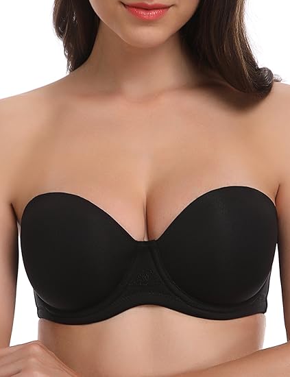 Wingslove Women S Strapless Full Figure Bra Underwire Multiway