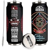 YOPIGOT 17 Oz Stainless Steel Baseball Coach Travel Tumbler, 500ml/17oz