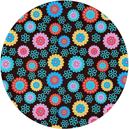 W-WEE Textura Circular de la Flor Cómoda Cojines Antideslizantes
