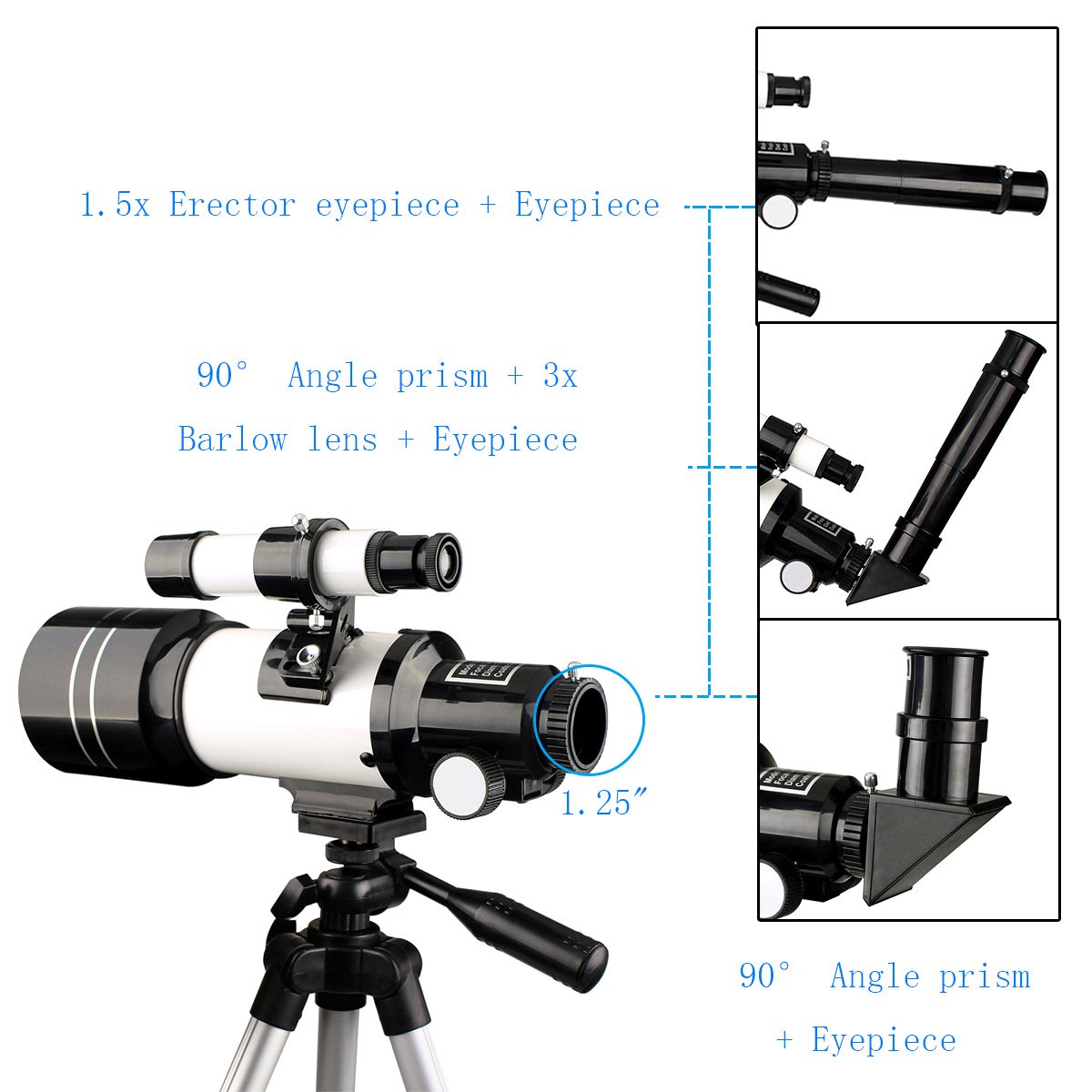 SVBONY SV15 Telescope 70mm Kids Telescopes for Astronomy Beginners