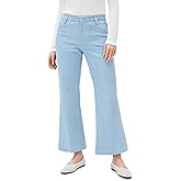 Vince Women's Mid Rise Cropped Flare Twill Pants