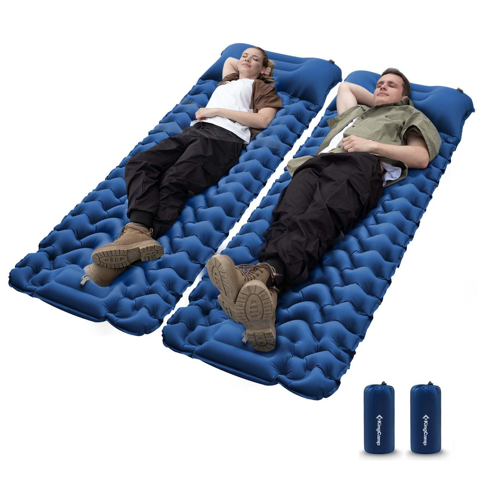 KingCamp Camping Sleeping Pad 2 Pack, Lightweight