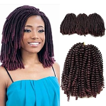 Amazon Com Flyteng Spring Twist Crochet Hair 100g Pack Synthetic