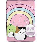 Franco Squishmallows Bedding Super Soft Plush Throw Blanket, 62 in x 90 in, Twin