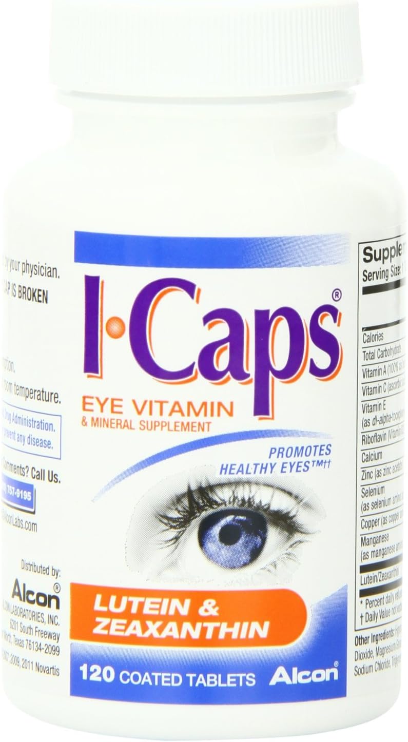 ICapsLutein & Zeaxanthin Formula, Coated Tablets, 240 coated tablets