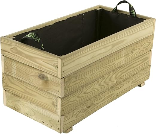GHIO 100A - Huerto urbano Jardinera, 80 x 40 x 40 cm: Amazon.es ...