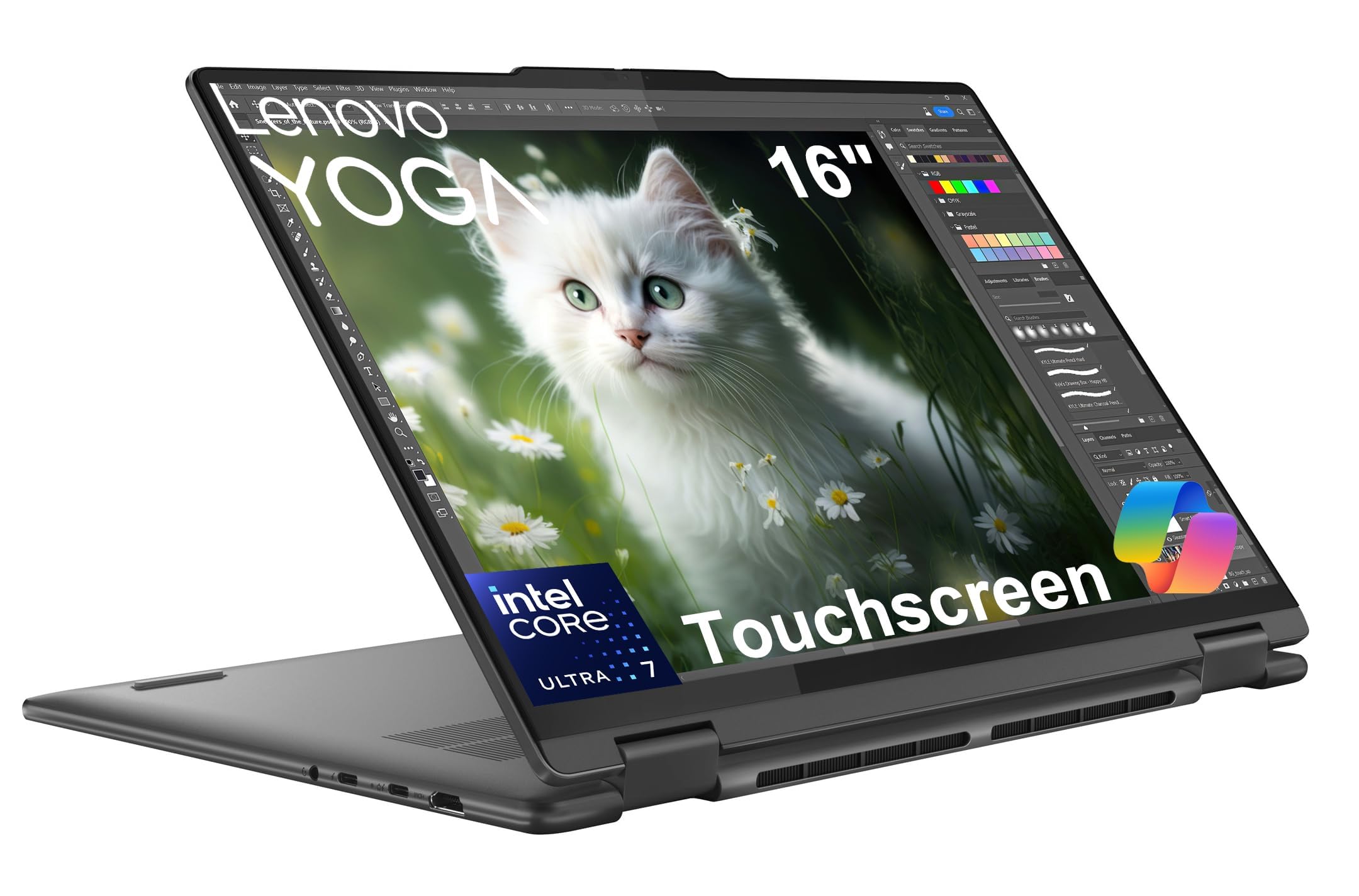 Lenovo Yoga 7i 2-in-1 AI Business Laptop (16