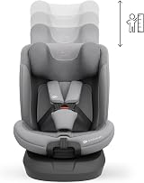 Kinderkraft I-Grow 2 PRO Car Seat I-Size 40–150 cm Gray view 7