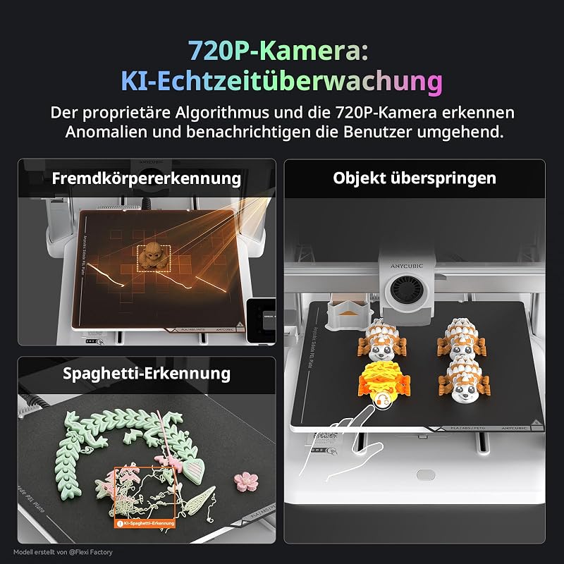 Kobra 4 3D Drucker Auto Nivellierung, Einfach zu bedienen