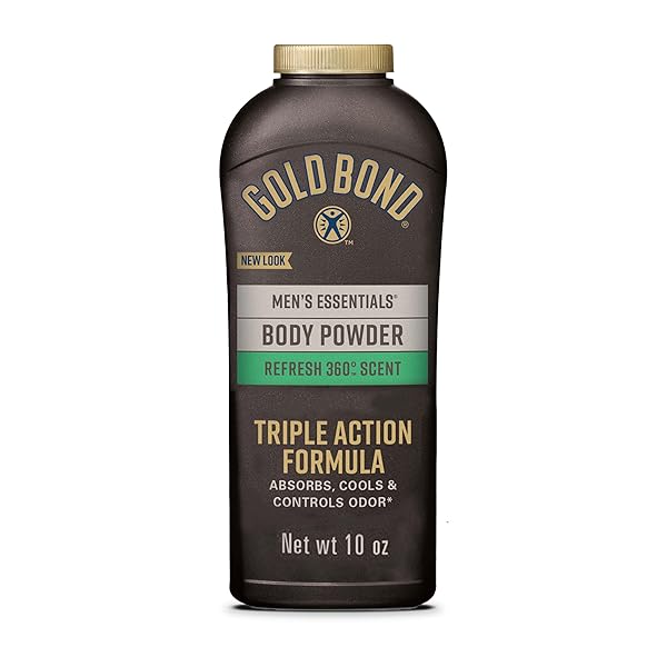 GOLD BOND MEN’S ESSENTIALS TALC FREE BODY POWDER,...