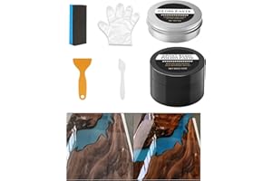 Epoxy Resin Polishing Kit | Creamy Paste | Removes Scratches Acrylic Polishing Kit - for Homeowners Beginners Art Projects Ta