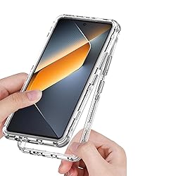 Elubugod Compatible with Tecno Pova 6 Case,3 in 1