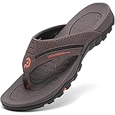 Men's Flip-Flops, Thongs Sandals Durable Comfort Slippers for Beach