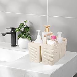 rejomiik Portable Shower Caddy Basket Plastic