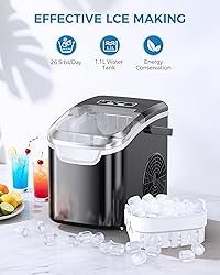 COWSAR Ice Maker Countertop, Portable Ice Machine