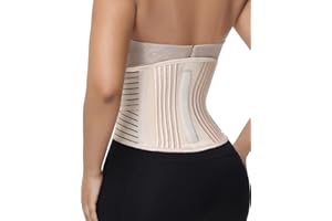 SHAPSHE Waist Trainer Back Support Belt for Women Man Short Troso Girdle for Postpartum Recovery Tummy Control