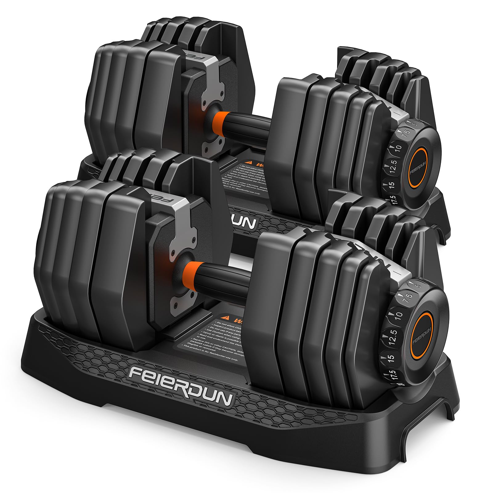 Feierdun 15Kg Multi Function Dumbbell 4 in 1 F210
