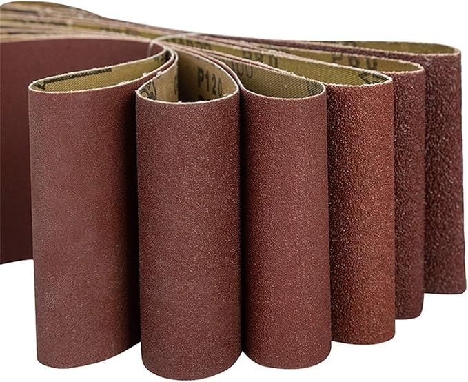Anti Slip Adhesive Tape ，10Pcs Abrasive Sanding Belts Wood Soft Metal