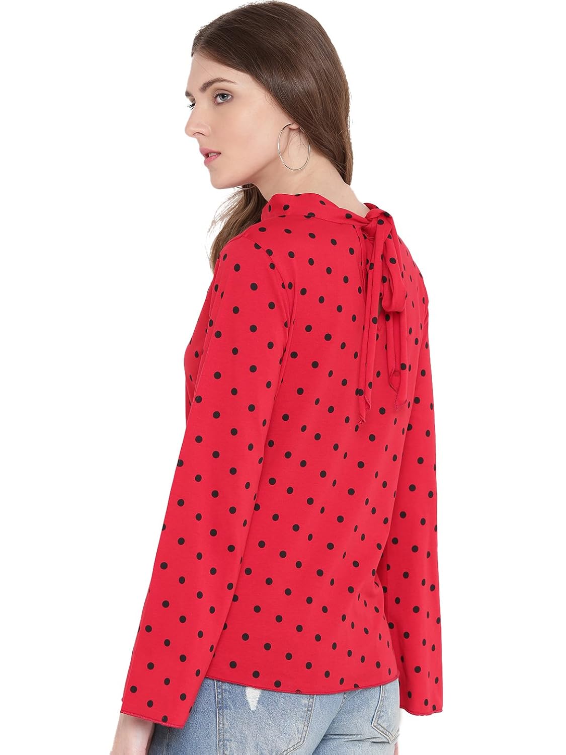 gritstones full sleeve high neck bell sleeves top gswpnttp1911