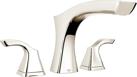 Delta Faucet T2752 Pn Tesla Roman Tub Trim Polished Nickel