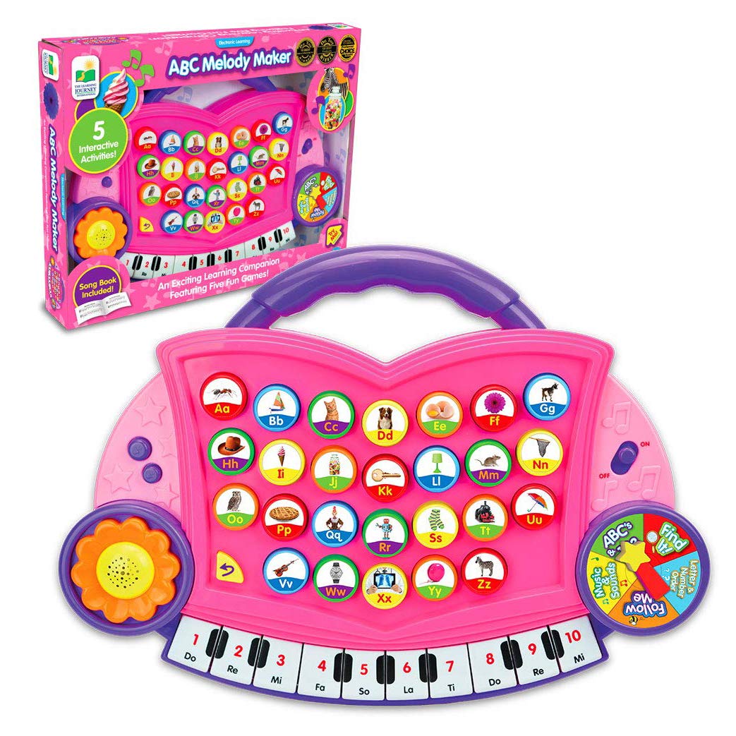 The Learning Journey Electronic Learning – ABC Melody Maker – Pink – Interactive Preschool Toys & Gi