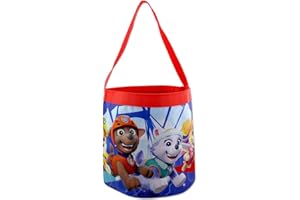 Paw Patrol Boys Girls Collapsible Nylon Gift Basket Bucket Tote Bag