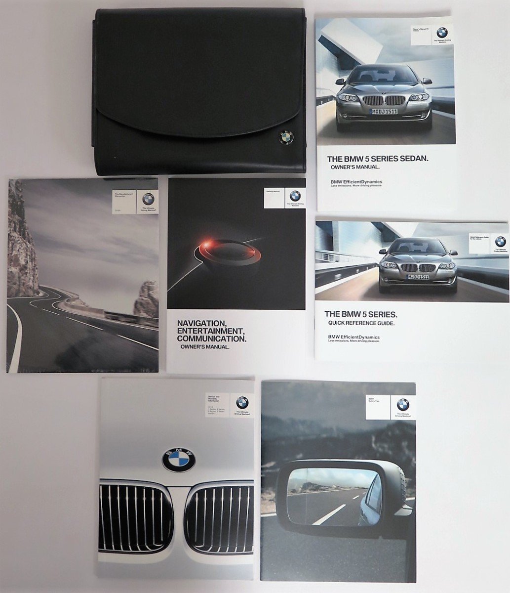 2013 BMW 5 Series Sedan Owners Manual Guide Book Paperback – 2013