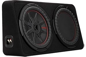 Kicker 48TCWRT122 CompRT 12"(30cm) subwoofer in Thin Profile encl, 2ohm, RoHS Compliant