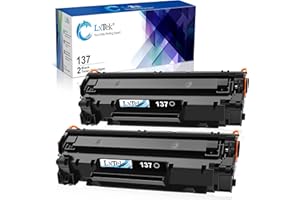 LxTek Compatible Toner Cartridge Replacement for Canon 137 Black Toner Cartridge 137 CRG137 to Use with Imageclass D570 MF232w MF242dw MF240 MF230 MF216n MF236n(2 Pack, 137 Black)