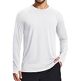 MAGCOMSEN Men's Long Sleeve Shirts Dry Fit Workout Running Athletic Moisture Wicking Casual Tshirts with Thumb Holes