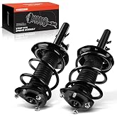 A-Premium Front Complete Strut Assemblies with Coil Springs, Set of 2 | Compatible with Honda Accord [2.4L] 2013-2017