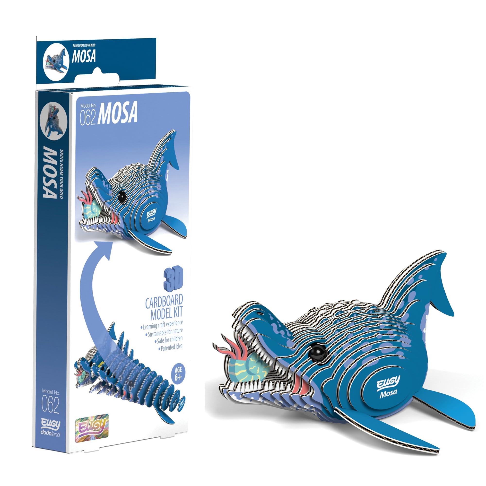 EUGY Mosa 3D Model Craft Kit