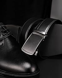 CHAOREN Mens Belt Leather Ratchet Belt