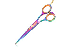 SMITH CHU Hair Cutting Scissors Shear 5" Professional Barber Hair Shears Cutting Scissors Salon Hairdressing Razor Regular Scissor