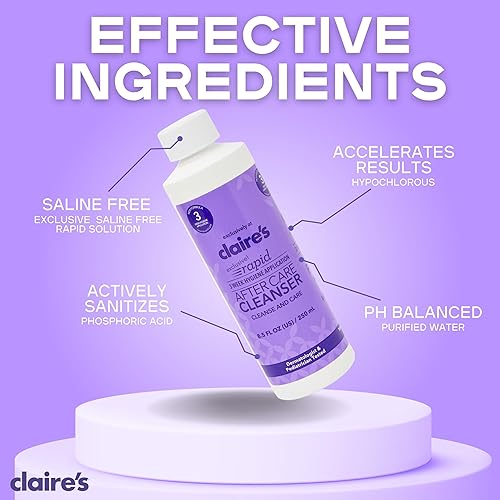 Claire's 3-Week Rapid Piercing Aftercare Solution for New