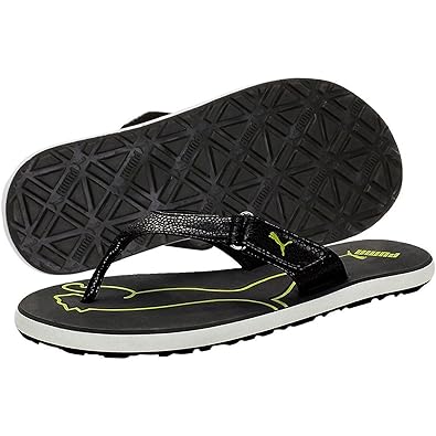 puma breeze grey slippers